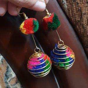 Pom🎅Pom earrings